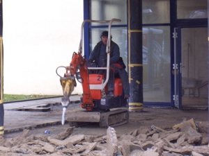 Bild von Baggerarbeiten