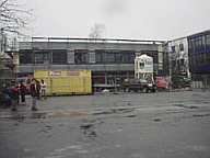 Der Neubau fast fertig gestellt
